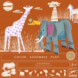Color. Assemble. Play - Savanne