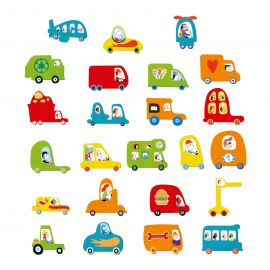 Stickeren voor kleintjes - I love cars