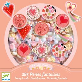 Liefdevolle set fantasie parels - Coeurs