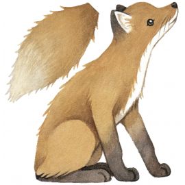 Sticker - Vintage Fox