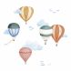 Muursticker Easy - Hot Airballoons aquarelle