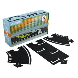 Flexibele autobaan set Grand Prix - 24 delen