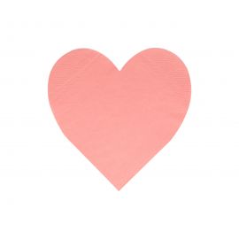 Grote servetten - Pink Heart