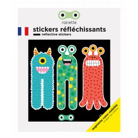 Reflecterende stickers - 3 kleine monsters
