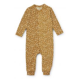 Birk pyjama jumpsuit - Mini leo & Golden caramel