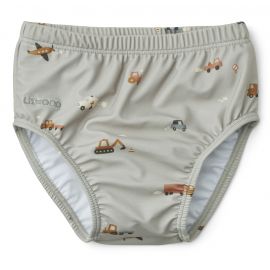 Anthony baby zwembroekje - Vehicles & dove blue mix