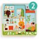 Houten inlegpuzzel met 3 lagen - Chez Carrot