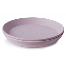 Set van 2 ronde borden - Soft Lilac