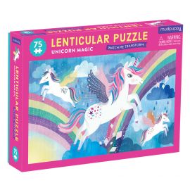 Lenticulaire Puzzel - Unicorn Magic - 75 stukjes