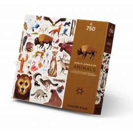 Familie puzzel - 750 stukjes - World of North American Animals