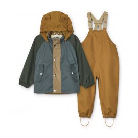 Dakota soft shell jas en broek - Golden caramel multi mix