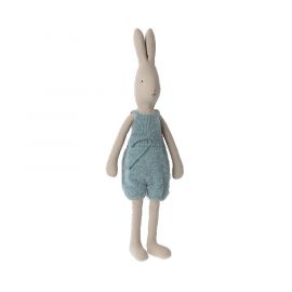 Konijn Rabbit met tricot tuinbroek - Maat 4