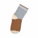 Anti-slip sokken light blue & caramel - Set van 2 paren - GOTS