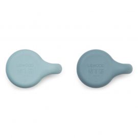 Kylie drinkbekers - 2-pack - Sea blue & whale blue mix