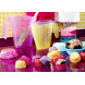 moules à cupcakes fleuris & colorés 60p