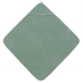 Badcape badstof - Ash green - 75 x 75 cm