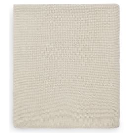 Deken wieg Basic Knit - Nougat - 75 x 100 cm