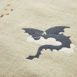 Bent tapijt small - Little dragon & Dark sandy mix