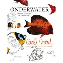 Boek - Onderwater tekenen, krabbelen en kleuren met Carll Cneut