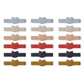 Gonzo vershoudklemmen - 18-pack - Mr bear multi mix