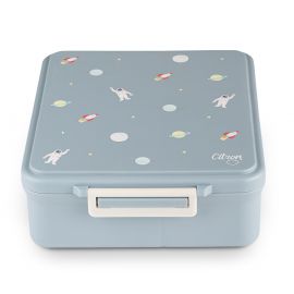 Lunchbox met isothermische lunchpot - Dusty blue spaceship