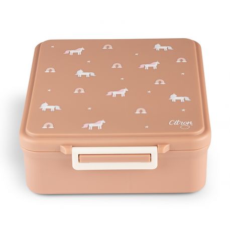 Lunchbox met isothermische lunchpot - Blush pink unicorn