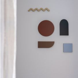 Muurdeco Wall Shapes No.4 - Earthy Tones