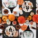 Papieren borden - Ghost - Set van 8