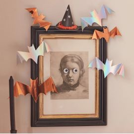 Halloween-decoratie hangende vleermuizen - Set van 8