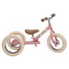 (dubbele import )Trybike steel loopfiets 2in1 Vintage Pink - driewieler