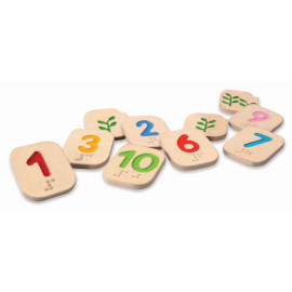 Plan Toys - Braille Nummers 1-10