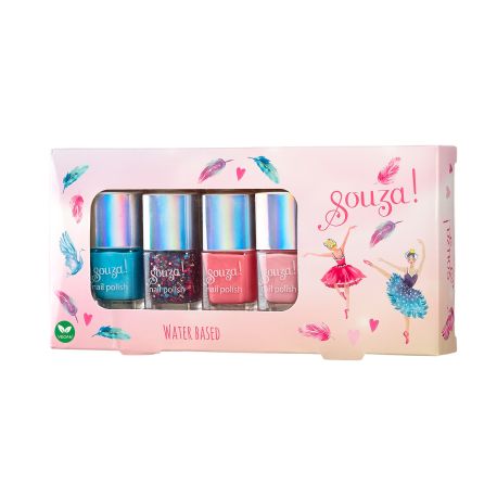 Souza for Kids - Nagellak Zwanenmeer - set met 4 flesjes