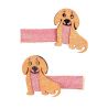 Souza for Kids - Haarspeldjes Veera - hond - zalm - Set van 2