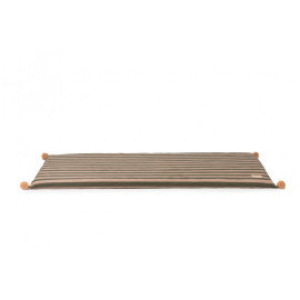 Majestic eco speelmatras - green taupe stripes