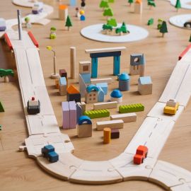 Plan Toys bouwblokken - Urban City Blocks