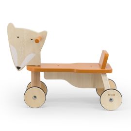 Houten fietsje met 4 wielen - Mr. Fox