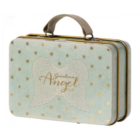 Kleine metalen koffer - Angel - 7 x 11 cm