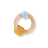 Houten rammelaar - Blauw