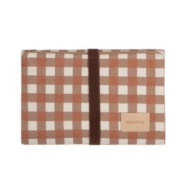 Hyde Park Waterdicht aankleedkussen 50x70 - Terracotta Checks