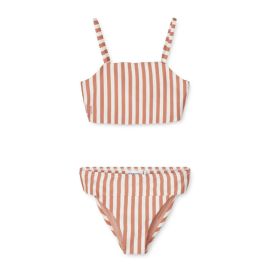 Lucette Bikini - Y / D Stripe: Toscane Rose / Creme de la Creme