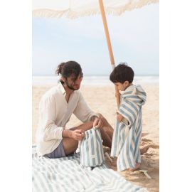 Portofino Strand etui 18x30 - Blue Stripes