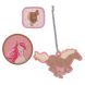 Tasaccessoires Patches & hanger - Horse pink