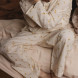 Pyjama's met ronde nek bloesem safran - 2 jaar