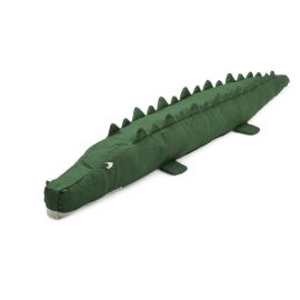 Halfdan pluche L - Crocodile & Garden green