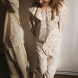 Pyjama's met Founce Neck Blossom Dragée - 6 jaar