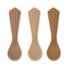 3-pack Shell Lepel Siliconen - Shell - Konges Sløjd