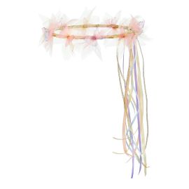 Souza for Kids - Joanna lint hoofdband, vlinders, lichtroze, goud