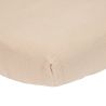Hoeslaken Muslin 40 x 80 cm Beige - Little Dutch