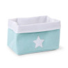 Childhome - Canvas Mand - 32x20x20 cm - Mint White