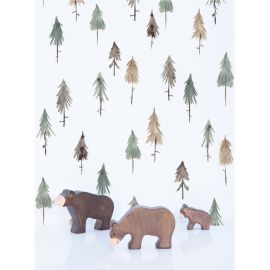 Behangpapier (50cm x 10m) - Pine Woods - Lilipinso